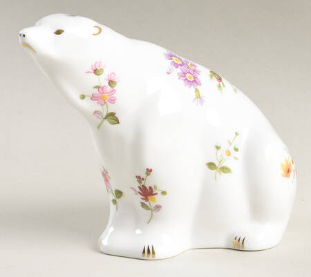 Derby Posie Paperweights Derby Posies Polar Bear - No Box