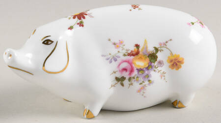 Derby Posie Paperweights Derby Posie Pig - No Box