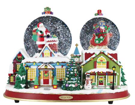 Snowglobes Holiday Rooftop Magic - Boxed