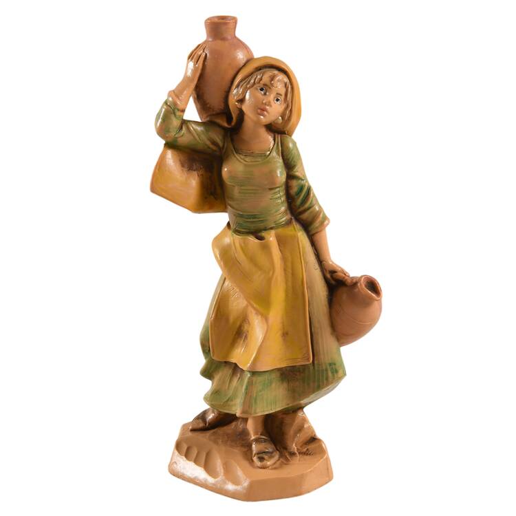 Fontanini Signature Collection Shepherdess With Water Jugs - No Box