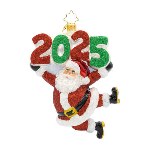 2025 Dated Ornaments Santa's 2025 Countdown - No Box