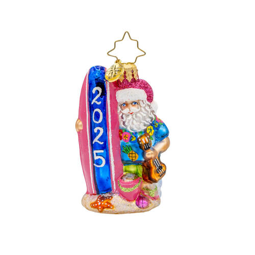 2025 Dated Ornaments 2025 Island Breeze Chris Kringle-Gem - No Box