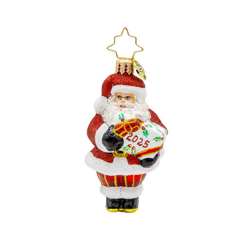 2025 Dated Ornaments Santa's Special Gift 2025-Gem - No Box