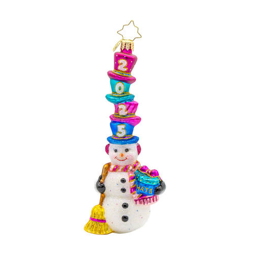 2025 Dated Ornaments Hat-Tastic Snowman 2025 - No Box