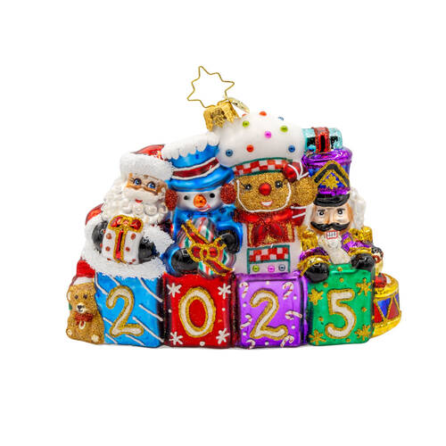 2025 Dated Ornaments 2025 Stacking Up The Cheer - No Box