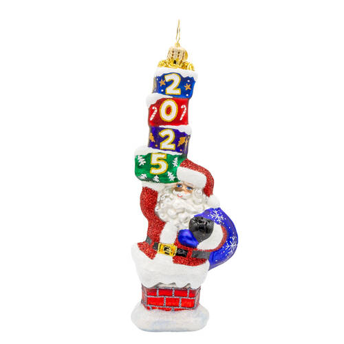 2025 Dated Ornaments Kris Kringle's Chimney Trek 2025 - No Box