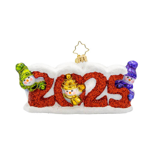 2025 Dated Ornaments 2025 Snowy Day - No Box