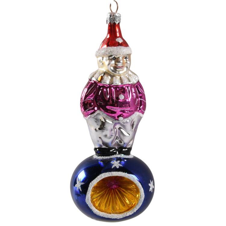 Reflectors (Figural) Jack Clown-Red/Purple Ball - No Box