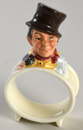 Dickens Character Napkin Rings Sam Weller - No Box