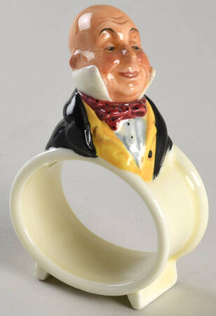 Dickens Character Napkin Rings Mr Micawber - No Box