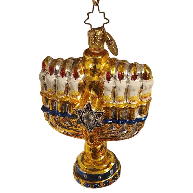 Hanukkah Ornaments Light The Lights - No Box
