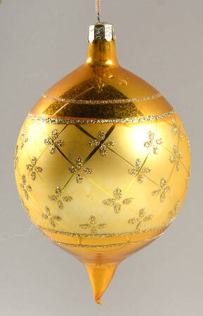 Teardrop (Shaped) Ornaments Faberge Yellow - No Box