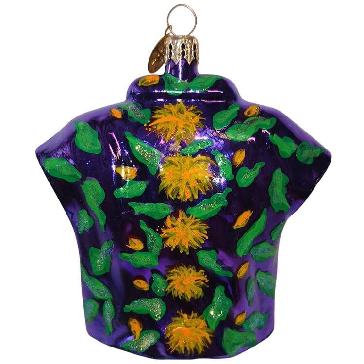 Surf & Sun-Shirts Ornament Aloha Shirt-Purple/Floral - No Box