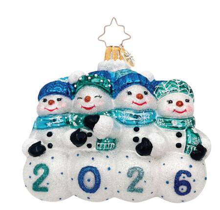2026 Dated Ornaments 2026: Our Snowiest Year Yet! - No Box