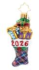 2026 Dated Ornaments 2026 Stacked Holiday Joy Gem - No Box