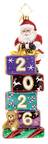 2026 Dated Ornaments 2026 Stacking Up The Years - No Box