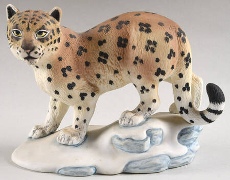 Sadek Animal Figurines Snow Leopard - No Box