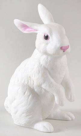 Sadek Animal Figurines Rabbit-White - Boxed