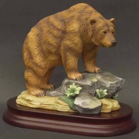 Sadek Animal Figurines Brown Bear - Boxed