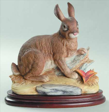 Sadek Animal Figurines Wild Hare - With Box