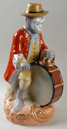 Sadek Animal Figurines Monkey With Drum - Boxed