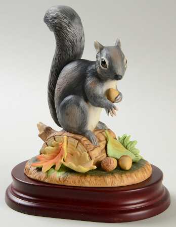 Sadek Animal Figurines Gray Squirrel - Boxed