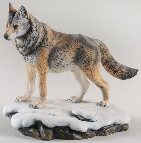 Sadek Animal Figurines Grey Wolf - No Box