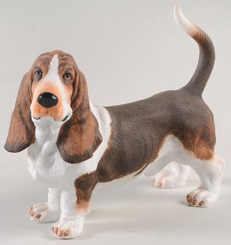 Sadek Animal Figurines Basset Hound - Boxed