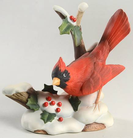 Sadek Bird Figurines Cardinal - No Box