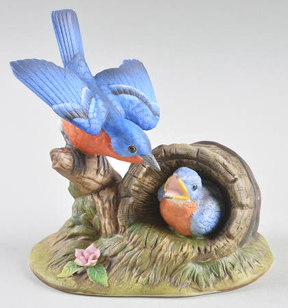 Sadek Bird Figurines Bluebird Family - No Box