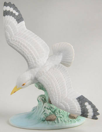 Sadek Bird Figurines Herring Gull - Boxed