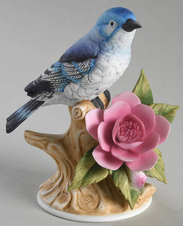 Sadek Bird Figurines Mountain Bluebird  - Boxed
