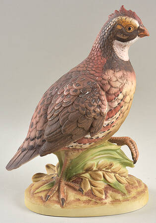 Sadek Bird Figurines Bobwhite Quail-Male - No Box 161b