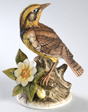 Sadek Bird Figurines Meadowlark-Head Turned - No Box