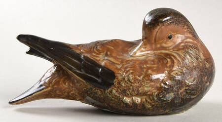 Sadek Bird Figurines Mandarin Duck-Female - No Box 151b