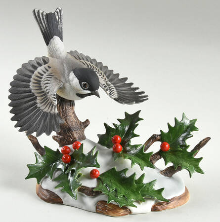 Sadek Bird Figurines Chickadee - With Box Bx341