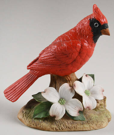 Sadek Bird Figurines Cardinal With Dogwoods - Boxed