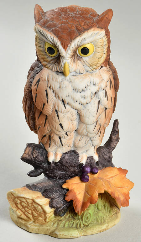 Sadek Bird Figurines Great Horned Owl - No Box