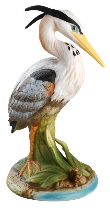 Sadek Bird Figurines Blue Heron - No Box