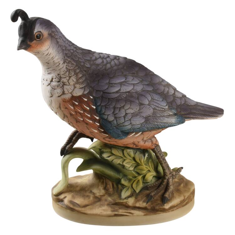 Sadek Bird Figurines California Quail-Female - No Box