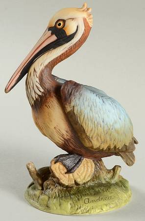 Sadek Bird Figurines Brown Pelican - No Box