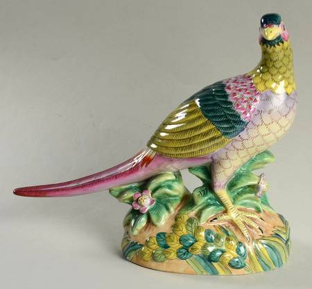 Sadek Bird Figurines Pheasant Hen-Chinese Style - No Box