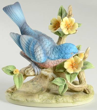 Sadek Bird Figurines Bluebird - With Box