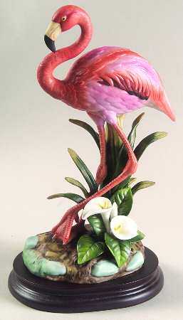 Sadek Bird Figurines Pink Flamingo - Boxed