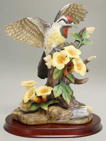 Sadek Bird Figurines Yellow Bellied Woodpecker - Boxed