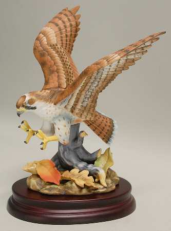 Sadek Bird Figurines Red Tail Hawk - Boxed