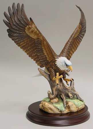 Sadek Bird Figurines Eagle-Open Wings - Boxed