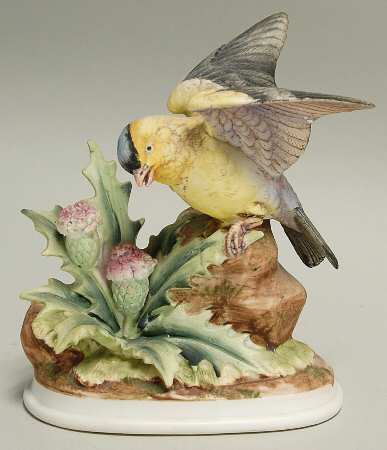 Sadek Bird Figurines Goldfinch - No Box