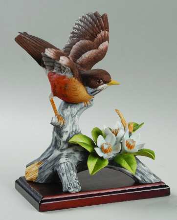 Sadek Bird Figurines Robin - Boxed