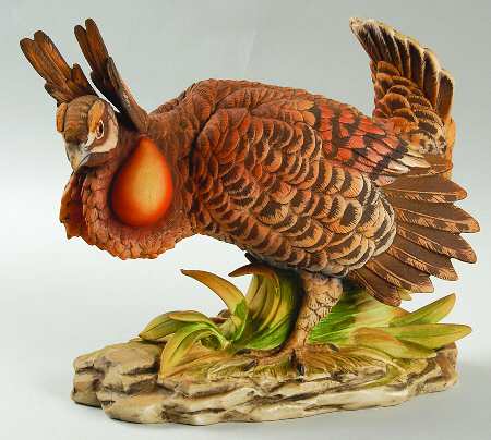 Sadek Bird Figurines Prairie Chicken - Boxed